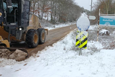Nilüfer’de kar yağışına karşı kesintisiz mesai