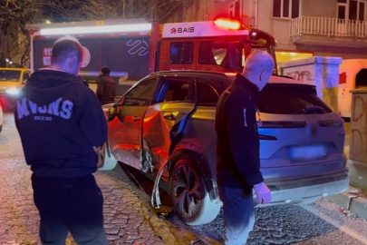 Kaza yapan sürücü ''karımla kavga ettim'' deyip kaçtı