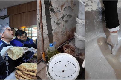 Hatay'da mide bulandıran manzara