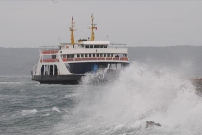 Bursa'da deniz ulaşımına fırtına engeli!
