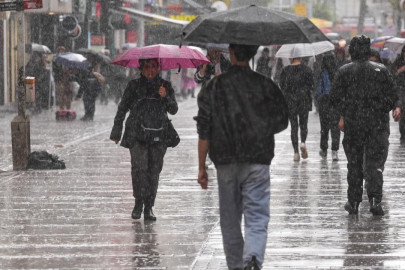 Edirne'de sağanak etkili