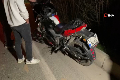 Kazadan sonra panik yaptı, alışveriş merkezinin bahçesine uçtu