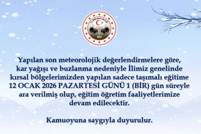 Kırklareli'nde eğitime ara verildi