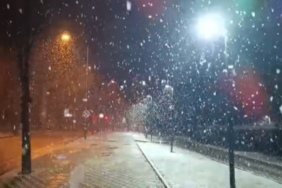 Bursa'da kar yağışı etkili oldu!