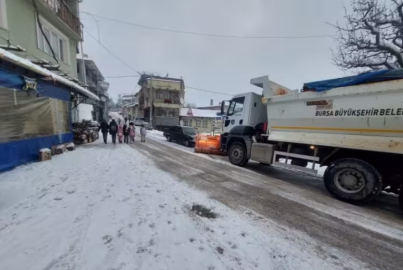 Bursa Büyükşehir'de kış mesaisi sürüyor