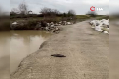Bursa'da mesire alanındaki hasarlı köprü tehlike saçıyor