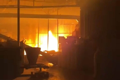 Bursa'da bir palet fabrikasında daha yangın