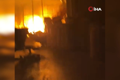 Bursa'da bir palet fabrikasında daha yangın