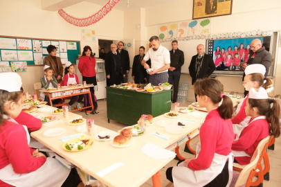 Marmarabirlik'ten, 'Minik Şefler'e zeytinli tarifler