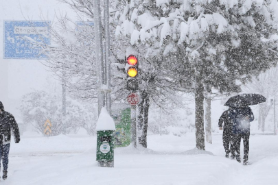 13 il için yoğun kar yağışı uyarısı