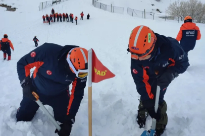 AFAD, Bursa Uludağ'da kış şartlarında arama ve kurtarma eğitimi düzenledi