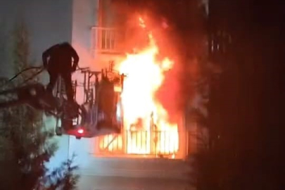 Bursa'da ev yangını: 1'i çocuk 3 kişi dumandan etkilendi