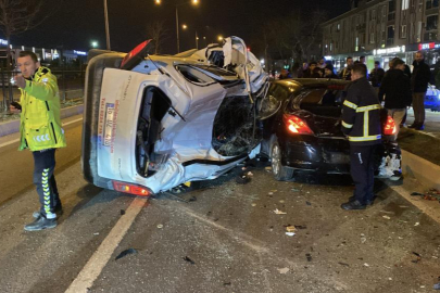 Bursa'da zincirleme kaza: 1 ölü, 1 yaralı