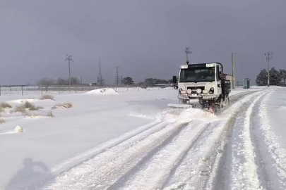 Bursa Osmangazi'de kar nöbeti!