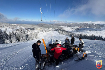 Bursa Uludağ'da JAK timinden kurtarma operasyonu