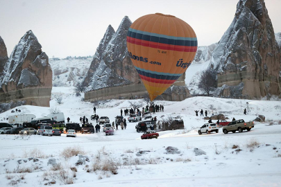 Kapadokya'da balon uçuşları yapılamıyor