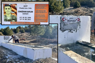 Şehit anıtına alçak saldırı! Ailesi ölümle tehdit edildi