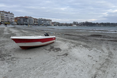 Tekirdağ'da deniz 10 metre çekildi
