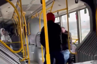 Bursa'da toplu taşımada kavga