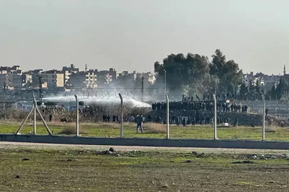 Nusaybin sınır hattında izinsiz gösteriler! 5 kişi gözaltına alındı
