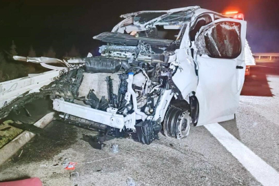 Bursa'da altın yüklü zırhlı araç takla attı: 8 kilo altın sırra kadem bastı