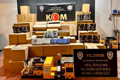 Bursa’da kaçak tütün operasyonu: 460 kilo tütün yakalandı
