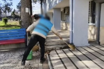 Bursa'da denetimli serbestlik hükümlüleri okul temizliği yaptı