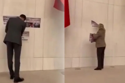 Meclis'te dikkat çeken anlar! CHP'liler astı, AK Partili vekil söktü...