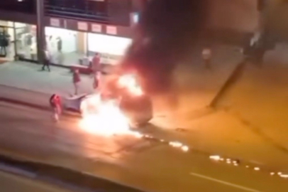 Bursa'da akşam saatlerinde yangın paniği