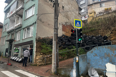 Bursa'da tehlike saçan lastikler tedirgin ediyor