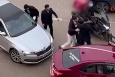 Bursa'da düğün konvoyunda gerginlik