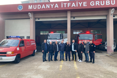 Üsküp'ten itfaiye gönüllü timleri Mudanya'da