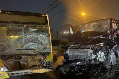 İETT otobüsü karşı şeride geçti: 1 ölü, 1 yaralı