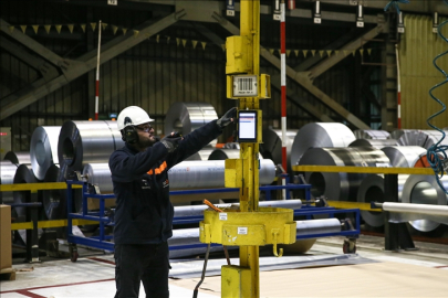 Bursa'daki çelik fabrikasında üretimin yüzde 80'i ihraç ediliyor