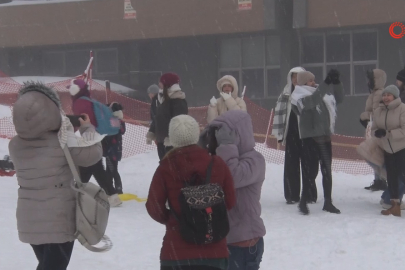 Uludağ'da sömestr tatilinin son günlerinde yoğunluk sürüyor