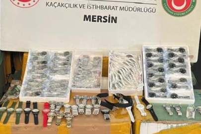 1,5 milyar lira değerinde 116 bin kaçak kol saati ele geçirildi