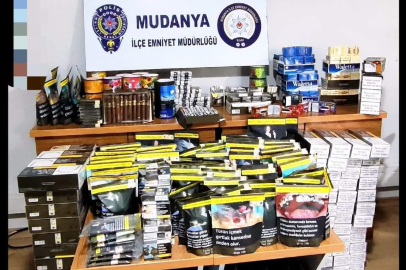 Mudanya’da kaçak tütün operasyonu