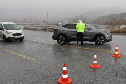 Kayseri-Malatya kara yolu ulaşıma kapatıldı