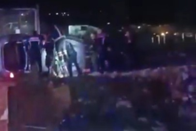 Bursa'da polis kovalamacası kazayla sonuçlandı: 1 kaçak, 1 yaralı