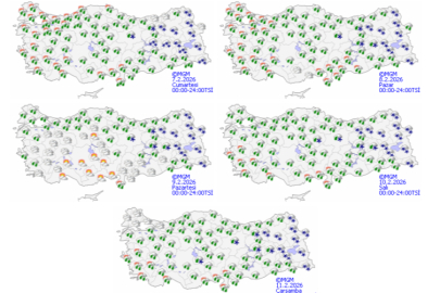Yurdun batısında yağmur, doğusunda kar yağışı etkili olacak