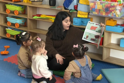 Bursa Gemlikli çocuklar hem eğleniyor hem öğreniyor