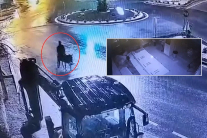 Soygunun böylesi: Forkliftle soyup eşekle kaçtı!