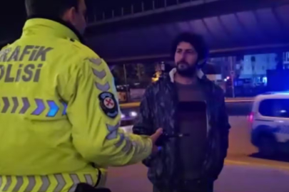 Bursa'da alkollü sürücünün bahanesi pes dedirtti