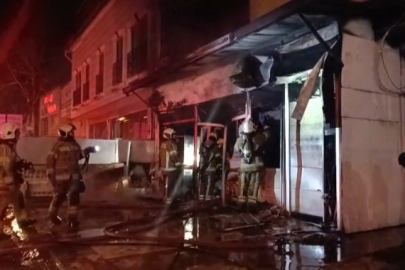 Bursa'da yangın paniği: Dükkan kullanılamaz hale geldi