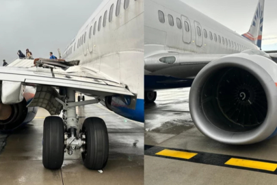 Antalya Havalimanı'nda korkutan kaza ucuz atlatıldı