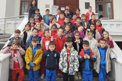 Bursa'da ilkokul öğrencileri, Kent Müzesi'nde tarihe yolculuk yaptı