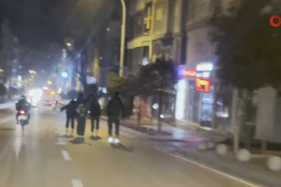 Bursa’da patenli gençlerin tehlikeli yolculuğu