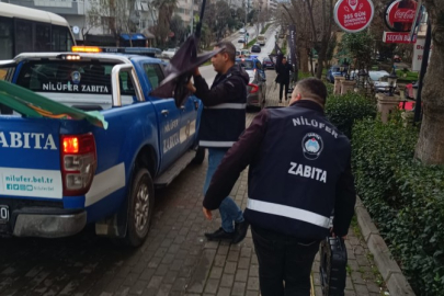 Bursa Nilüfer'de 70 noktada denetim