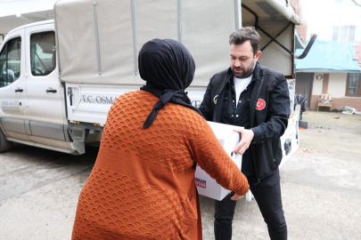 Osmangazi'de 136 mahallede kapı kapı ramazan yardımı!