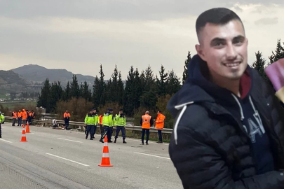 Otoyolda korkunç ölüm... Kaza kalıntılarını temizlerken araç ezdi!